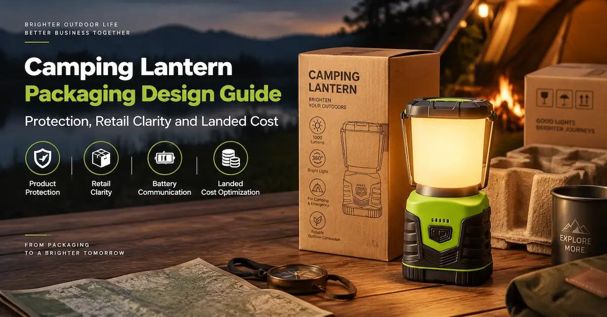 Camping Lantern Packaging Design Guide: Protection, Retail Clarity and Landed Cost