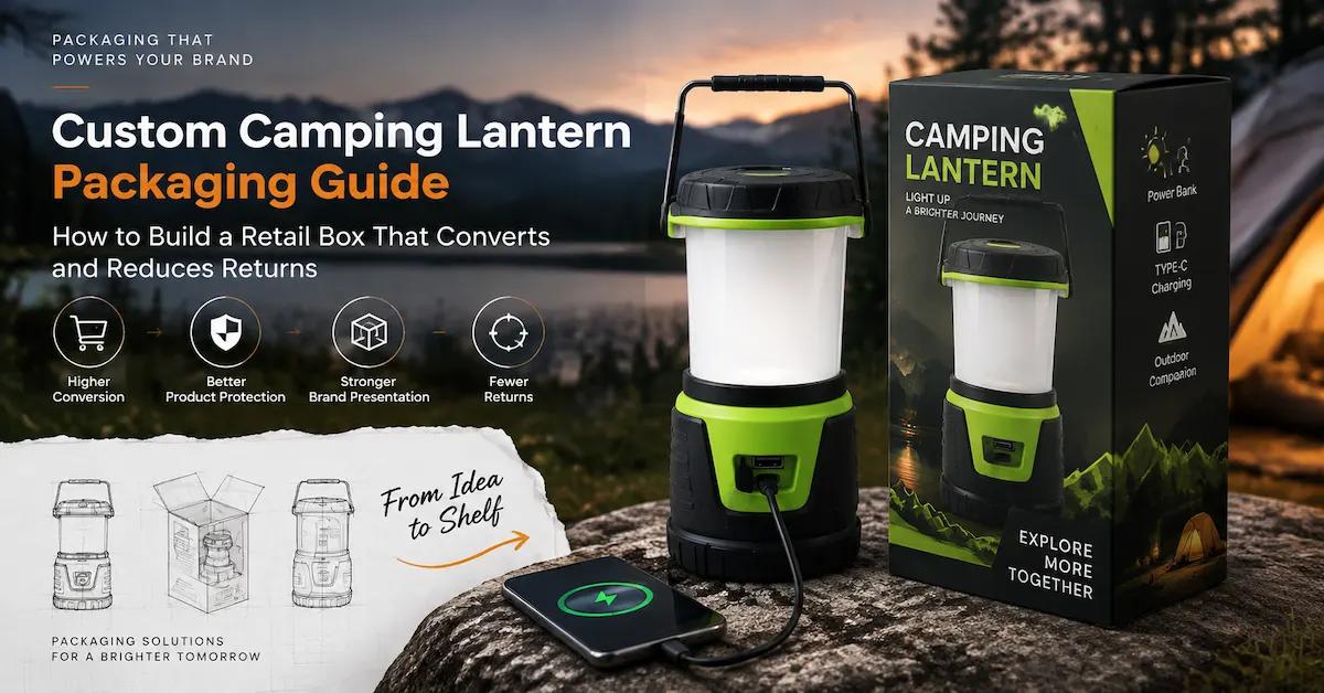 OEM Camping Lantern Packaging Design Guide: From Dieline Proof to Production Release