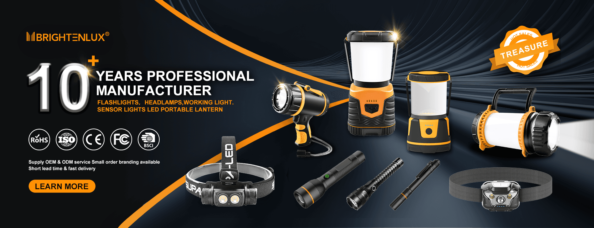 Brightenlux LED 헤드램프 제품군