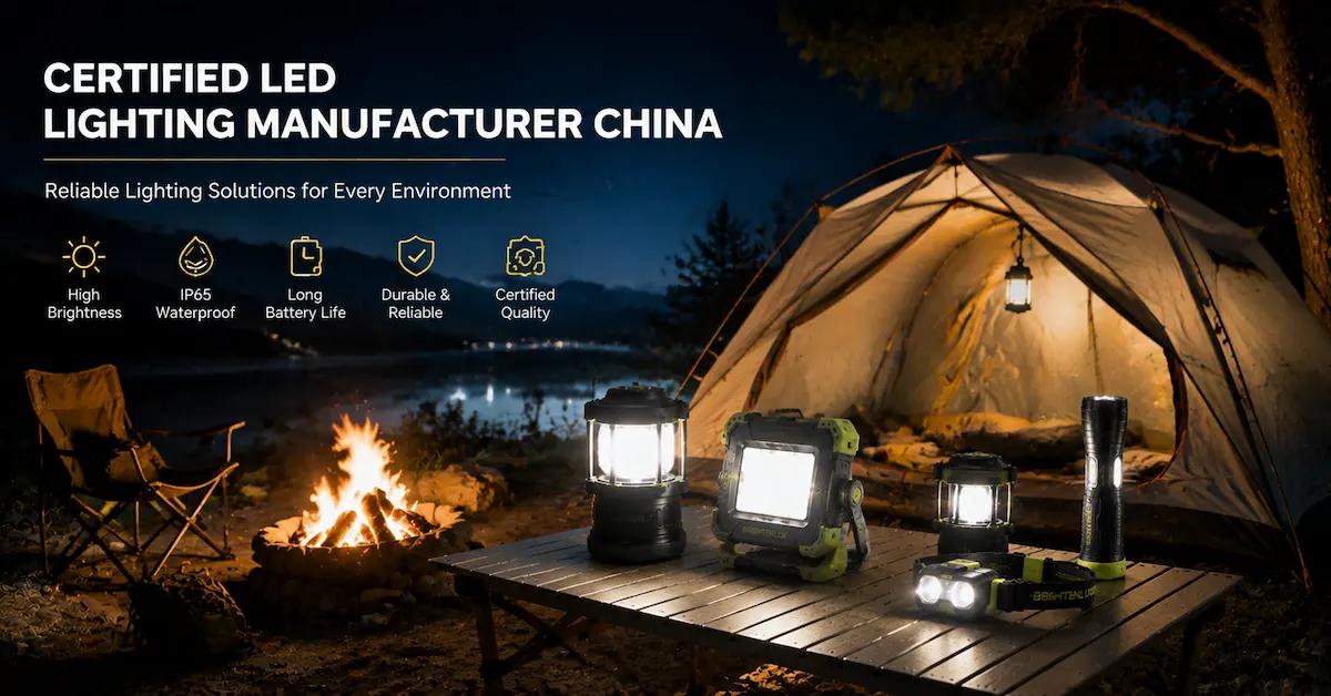 Certified LED Lighting Manufacturer China: What Buyers Should Check