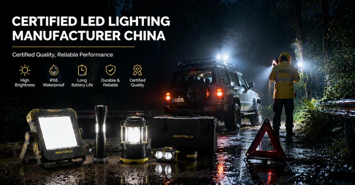 Certified LED Lighting Manufacturer China: Portable Emergency Kits