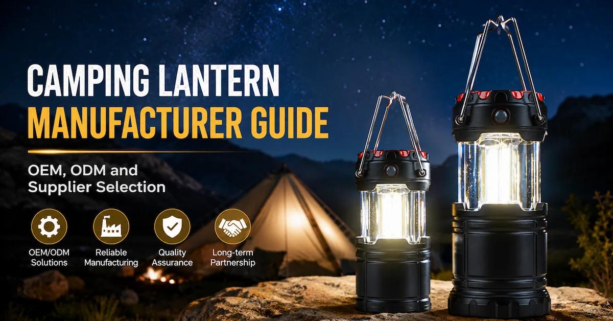 Camping Lantern Manufacturer Guide: OEM, ODM and Supplier Selection