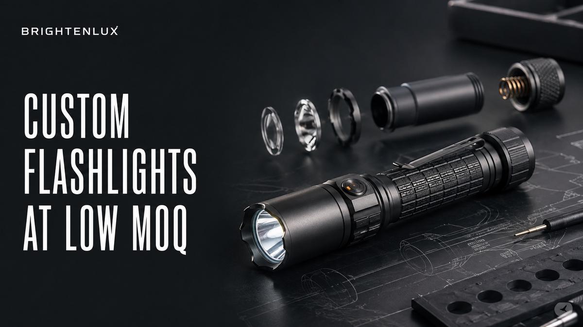 Low MOQ Custom Flashlights: What Can Be Customized for a Trial Order?