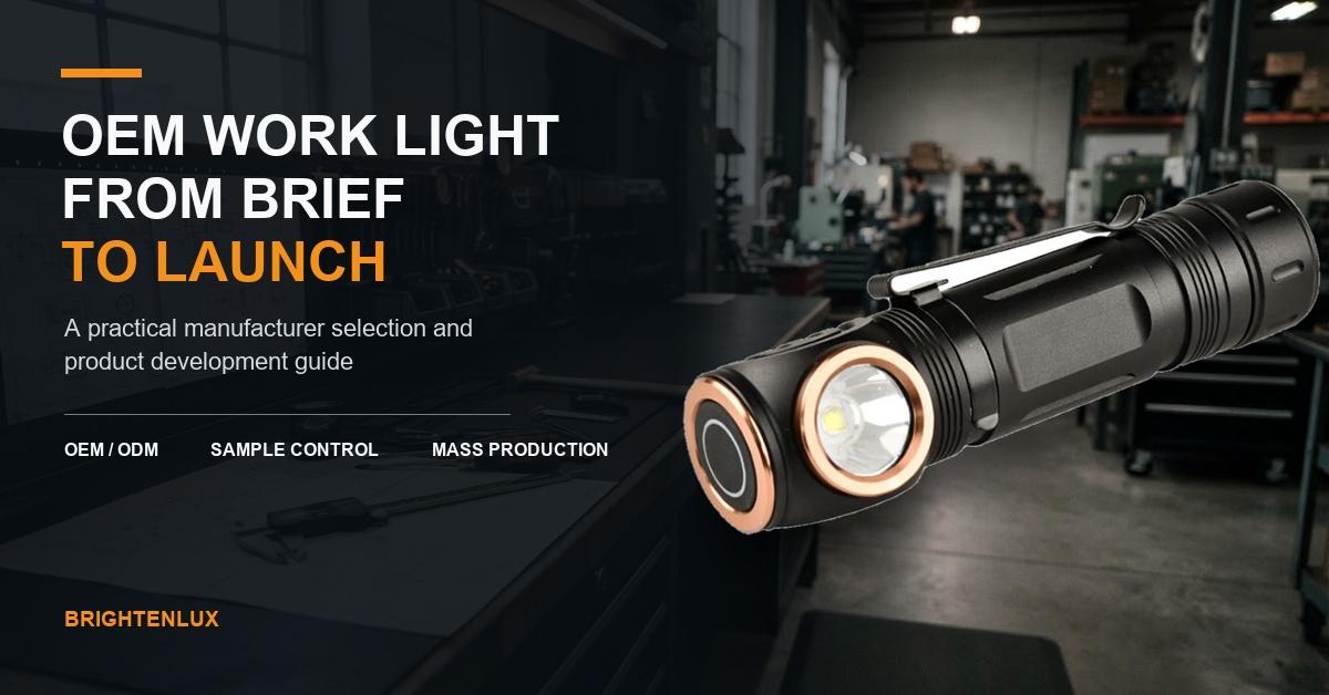 OEM LED Work Light Manufacturer Guide: From Presentation to Product Launch