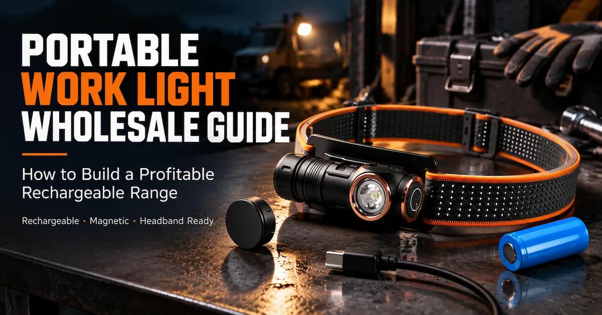 Portable Work Light Wholesale Guide: How to Build a Profitable Rechargeable Range