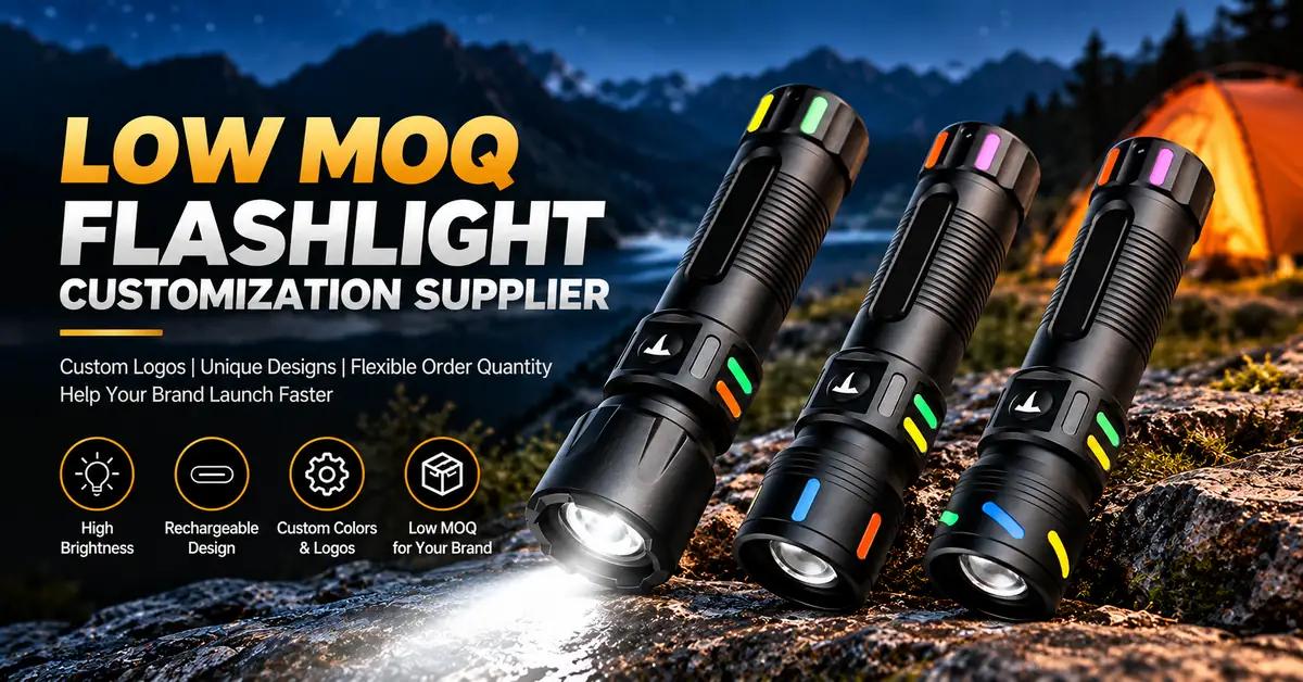 Low MOQ Flashlight Customization Supplier: A Pilot-to-Reorder Plan for Private-Label Brands